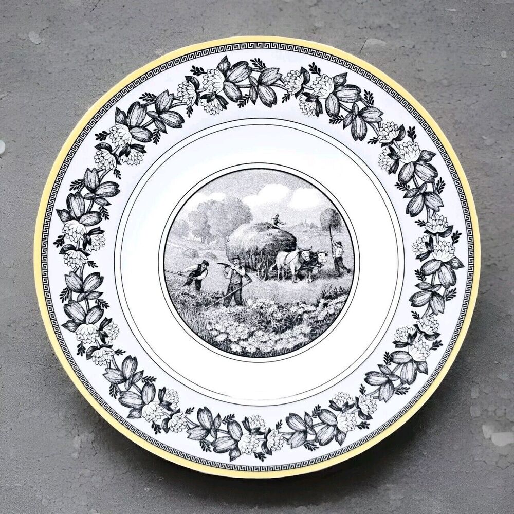 Villeroy & Boch Audun Ferme Yellow Floral 10 1/2” Dinner Plate - Germany